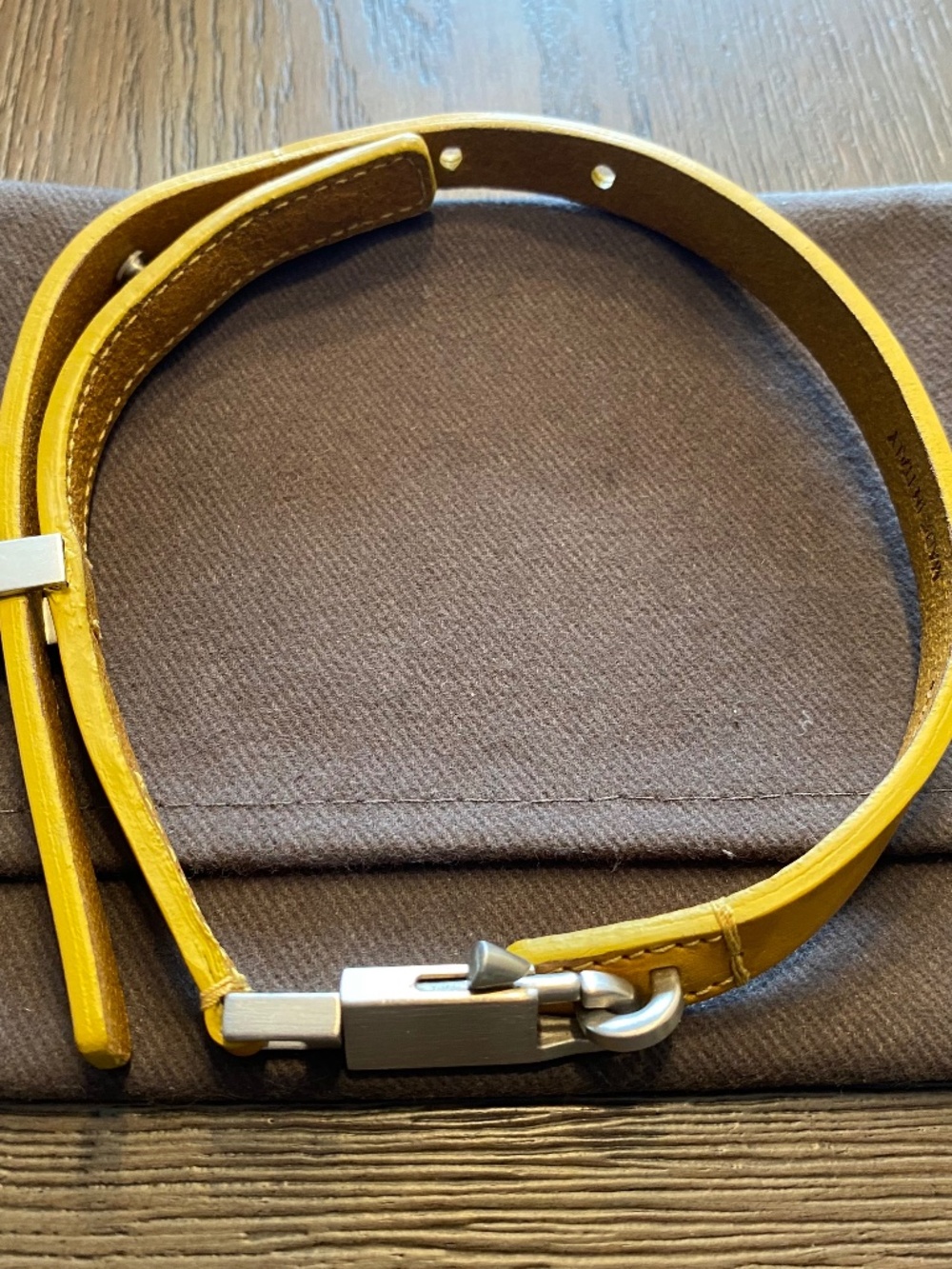 Rick Owens Sterling Silver and Leather Choker HTF!!!